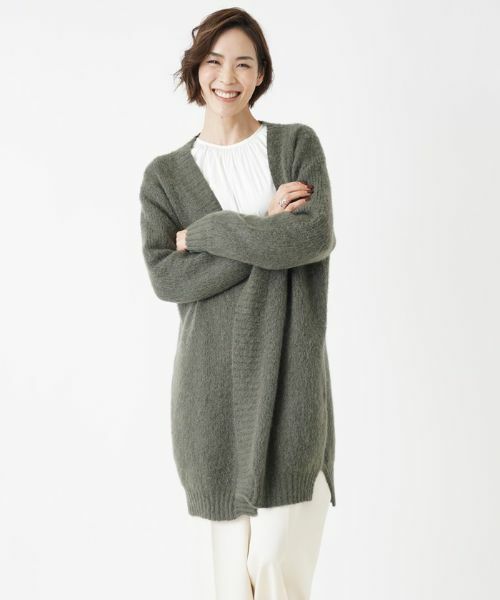 NEMIKA / ネミカ カーディガン・ボレロ | モヘヤ混カーディガン【NEMIKA】 | 詳細2