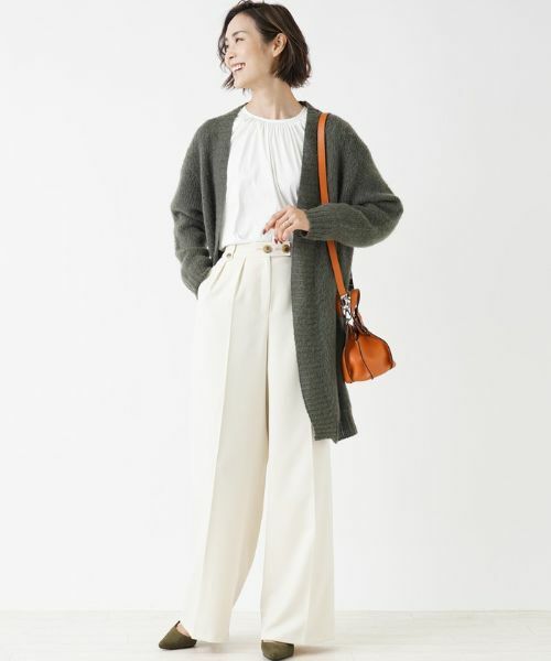 NEMIKA / ネミカ カーディガン・ボレロ | モヘヤ混カーディガン【NEMIKA】 | 詳細3