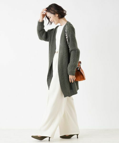 NEMIKA / ネミカ カーディガン・ボレロ | モヘヤ混カーディガン【NEMIKA】 | 詳細6