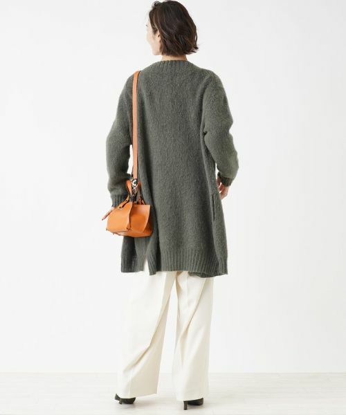 NEMIKA / ネミカ カーディガン・ボレロ | モヘヤ混カーディガン【NEMIKA】 | 詳細8