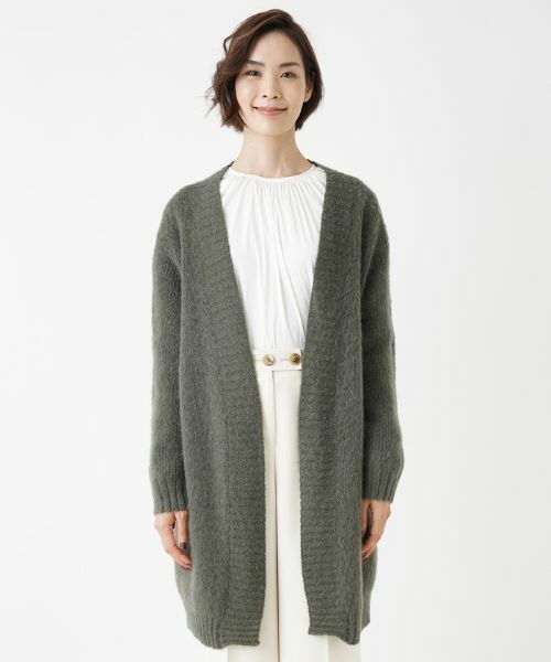 NEMIKA / ネミカ カーディガン・ボレロ | モヘヤ混カーディガン【NEMIKA】 | 詳細9