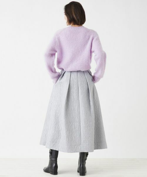 NEMIKA / ネミカ ミニ・ひざ丈スカート | キルティング風フレアスカート【NEMIKA】 | 詳細3