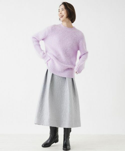 NEMIKA / ネミカ ミニ・ひざ丈スカート | キルティング風フレアスカート【NEMIKA】 | 詳細6