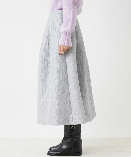 NEMIKA / ネミカ ミニ・ひざ丈スカート | キルティング風フレアスカート【NEMIKA】 | 詳細8