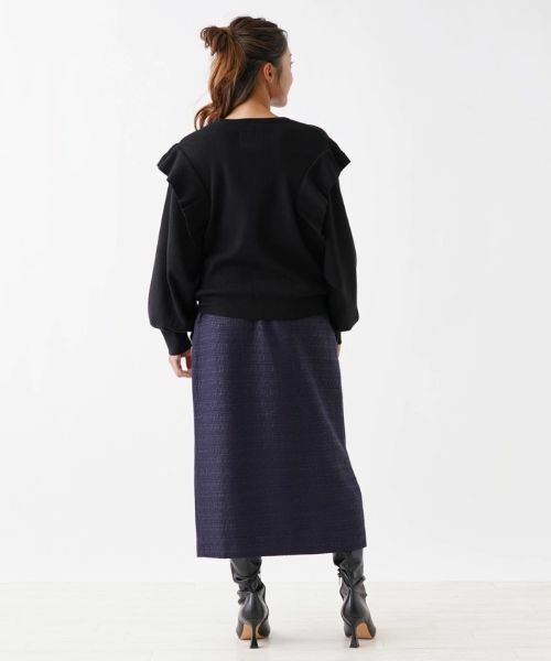 NEMIKA / ネミカ ニット・セーター | フリルニットプルオーバー【PASSIONE】 | 詳細3