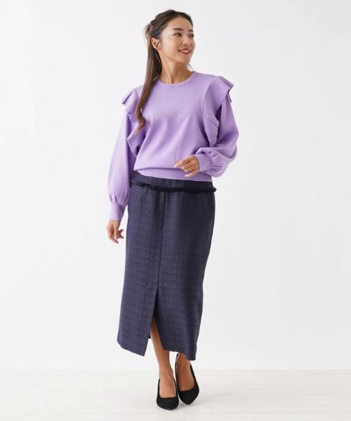 NEMIKA / ネミカ ニット・セーター | フリルニットプルオーバー【PASSIONE】 | 詳細4