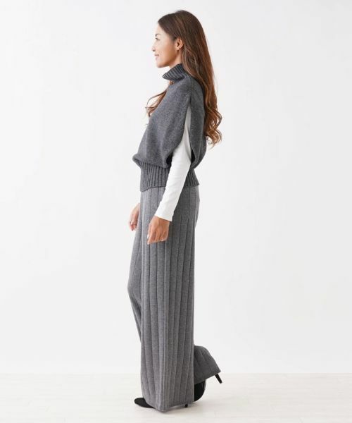 NEMIKA / ネミカ その他パンツ | リブニットワイドパンツ【SACRA】 | 詳細2