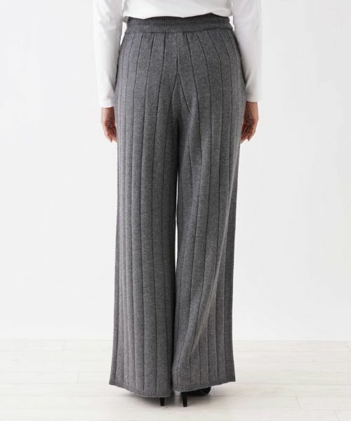 NEMIKA / ネミカ その他パンツ | リブニットワイドパンツ【SACRA】 | 詳細6