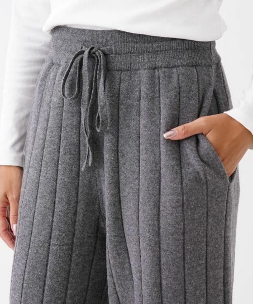 NEMIKA / ネミカ その他パンツ | リブニットワイドパンツ【SACRA】 | 詳細7