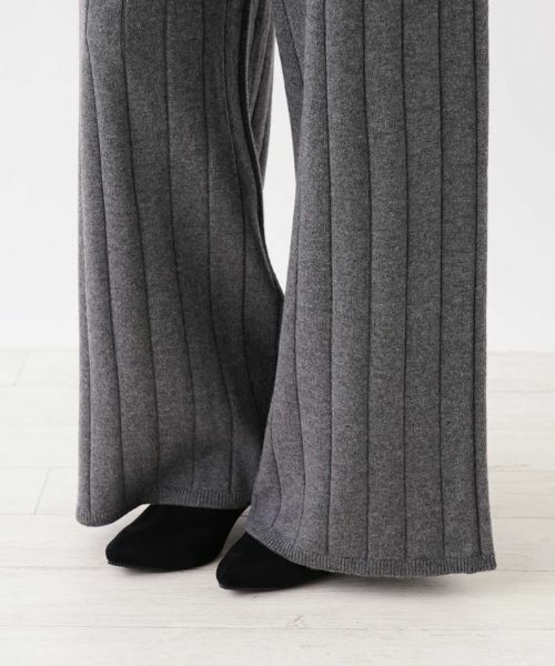 NEMIKA / ネミカ その他パンツ | リブニットワイドパンツ【SACRA】 | 詳細8