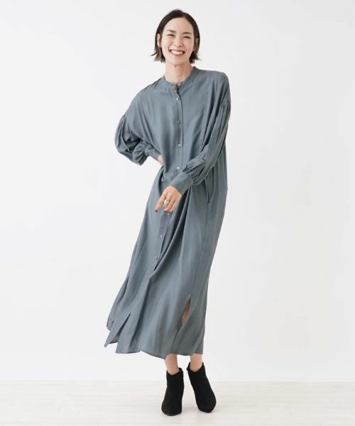 NEMIKA / ネミカ ドレス | ギャザースリーブワンピース【SACRA】 | 詳細12