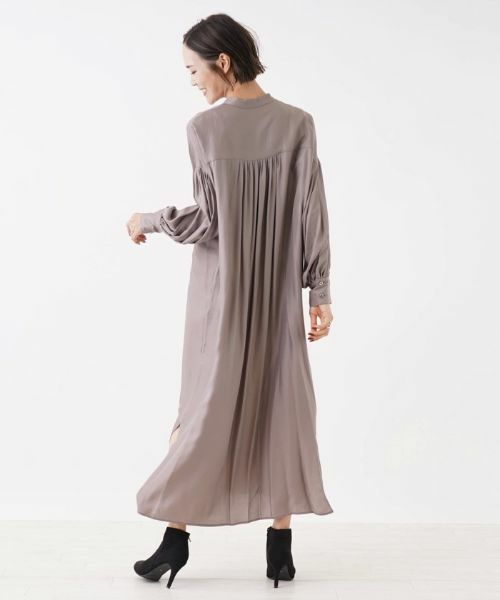 NEMIKA / ネミカ ドレス | ギャザースリーブワンピース【SACRA】 | 詳細3