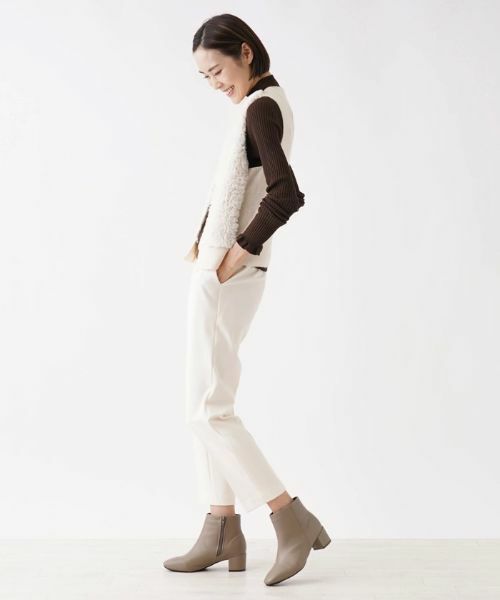 NEMIKA / ネミカ テーラードジャケット | ボア切替ニットベスト【NEMIKA】 | 詳細16