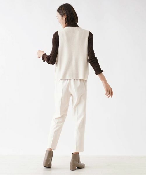 NEMIKA / ネミカ テーラードジャケット | ボア切替ニットベスト【NEMIKA】 | 詳細17