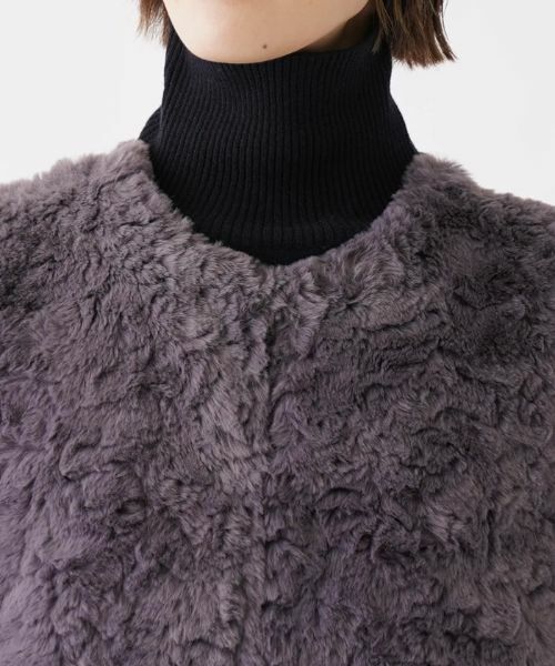 NEMIKA / ネミカ テーラードジャケット | ボア切替ニットベスト【NEMIKA】 | 詳細7