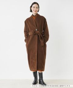 NEMIKA / ネミカ その他アウター | 【DRAWELL】ベルテッドノーカラーコート