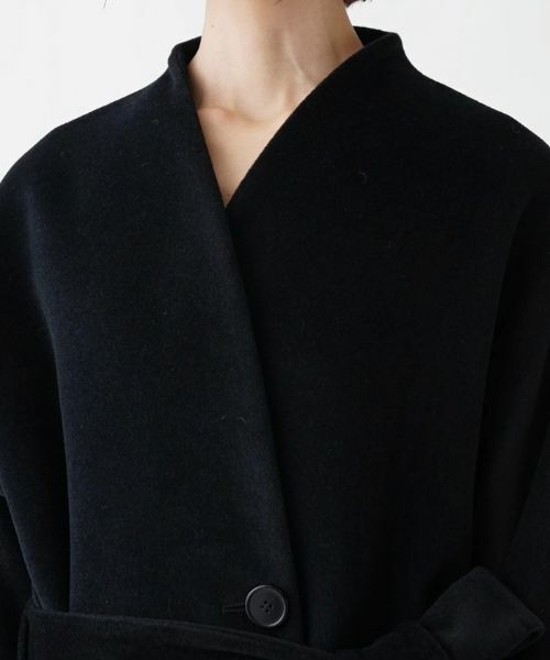 NEMIKA / ネミカ その他アウター | 【DRAWELL】ベルテッドノーカラーコート | 詳細7