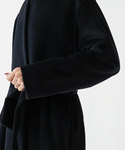 NEMIKA / ネミカ その他アウター | 【DRAWELL】ベルテッドノーカラーコート | 詳細9