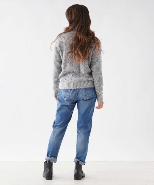 NEMIKA / ネミカ ニット・セーター | スパンコールケーブルメッシュニット | 詳細3