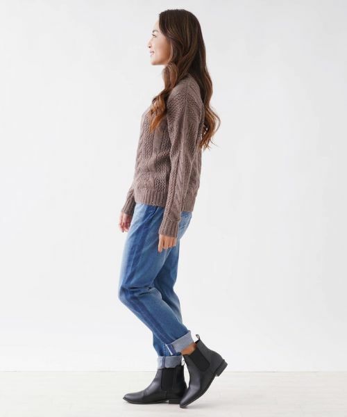 NEMIKA / ネミカ ニット・セーター | スパンコールケーブルメッシュニット | 詳細5