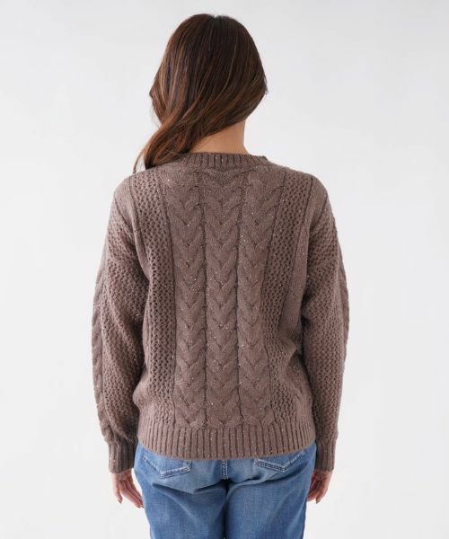 NEMIKA / ネミカ ニット・セーター | スパンコールケーブルメッシュニット | 詳細9
