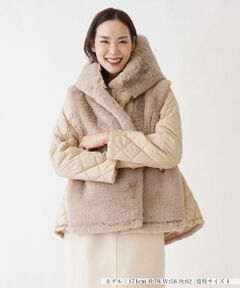 NEMIKA / ネミカ テーラードジャケット | 異素材切替フーデッドジャケット【Bona Rinata】