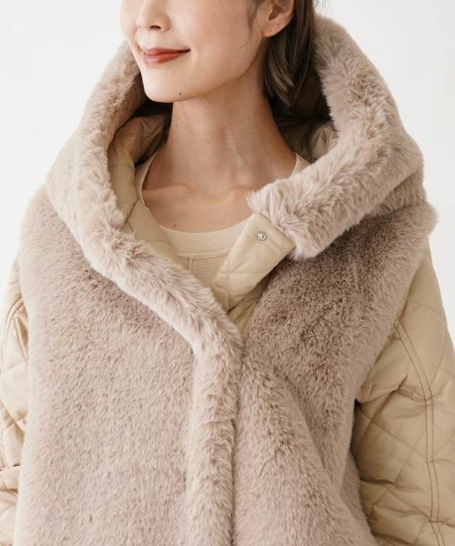 NEMIKA / ネミカ テーラードジャケット | 異素材切替フーデッドジャケット【Bona Rinata】 | 詳細10