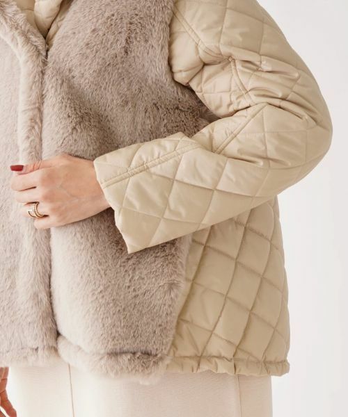 NEMIKA / ネミカ テーラードジャケット | 異素材切替フーデッドジャケット【Bona Rinata】 | 詳細12