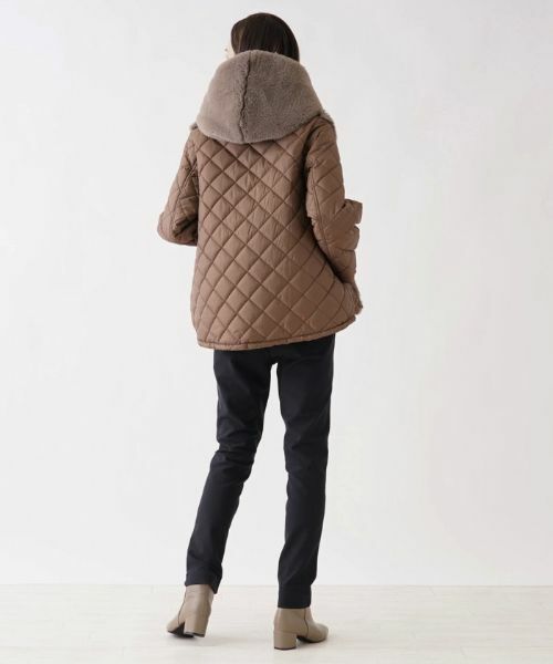 NEMIKA / ネミカ テーラードジャケット | 異素材切替フーデッドジャケット【Bona Rinata】 | 詳細3