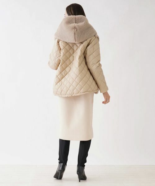 NEMIKA / ネミカ テーラードジャケット | 異素材切替フーデッドジャケット【Bona Rinata】 | 詳細6