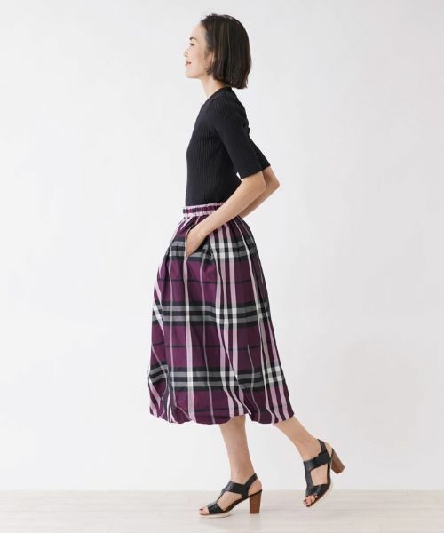 NEMIKA / ネミカ ミニ・ひざ丈スカート | チェックバルーンスカート【NEMIKA】 | 詳細13