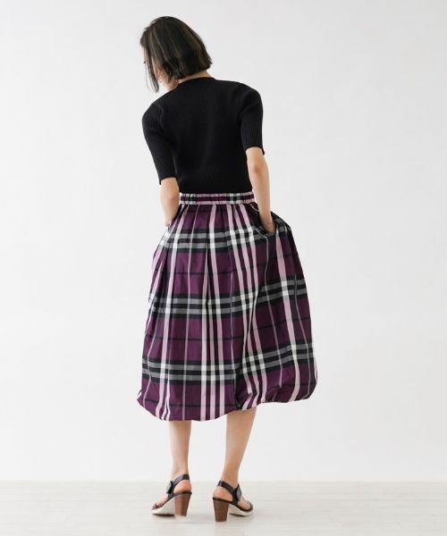 NEMIKA / ネミカ ミニ・ひざ丈スカート | チェックバルーンスカート【NEMIKA】 | 詳細14