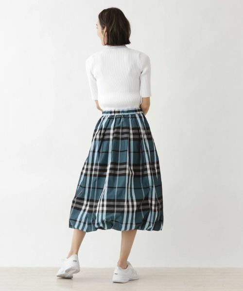 NEMIKA / ネミカ ミニ・ひざ丈スカート | チェックバルーンスカート【NEMIKA】 | 詳細3