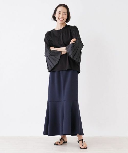 NEMIKA / ネミカ カットソー | 切替ベルスリーブカットソー【NEMIKA】 | 詳細1