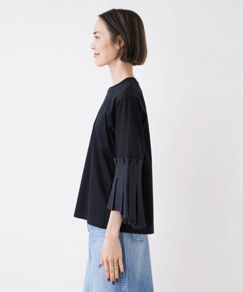 NEMIKA / ネミカ カットソー | 切替ベルスリーブカットソー【NEMIKA】 | 詳細11