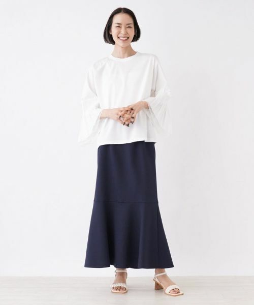 NEMIKA / ネミカ カットソー | 切替ベルスリーブカットソー【NEMIKA】 | 詳細4