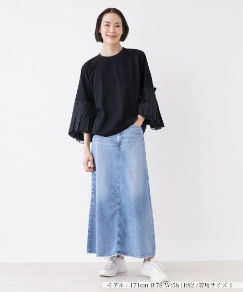 NEMIKA / ネミカ カットソー | 切替ベルスリーブカットソー【NEMIKA】 | 詳細7