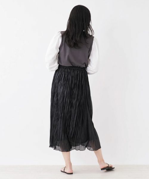 NEMIKA / ネミカ ロング・マキシ丈スカート | ランダムプリーツロングスカート | 詳細13