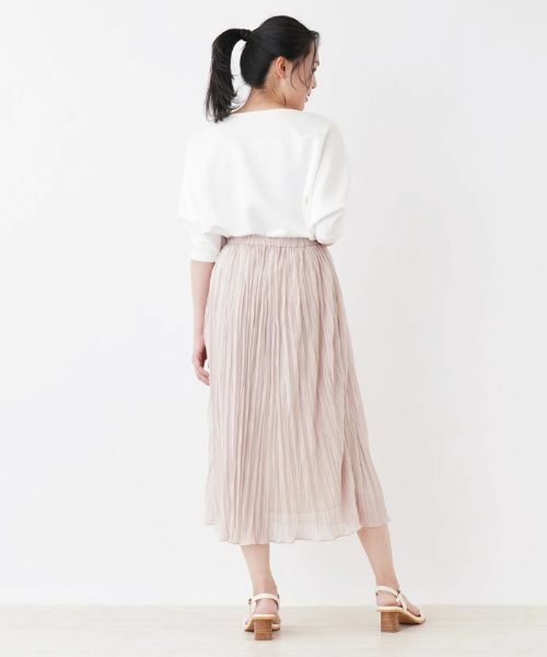 NEMIKA / ネミカ ロング・マキシ丈スカート | ランダムプリーツロングスカート | 詳細16