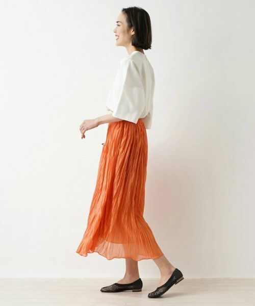 NEMIKA / ネミカ ロング・マキシ丈スカート | ランダムプリーツロングスカート | 詳細2