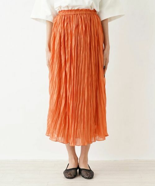 NEMIKA / ネミカ ロング・マキシ丈スカート | ランダムプリーツロングスカート | 詳細4