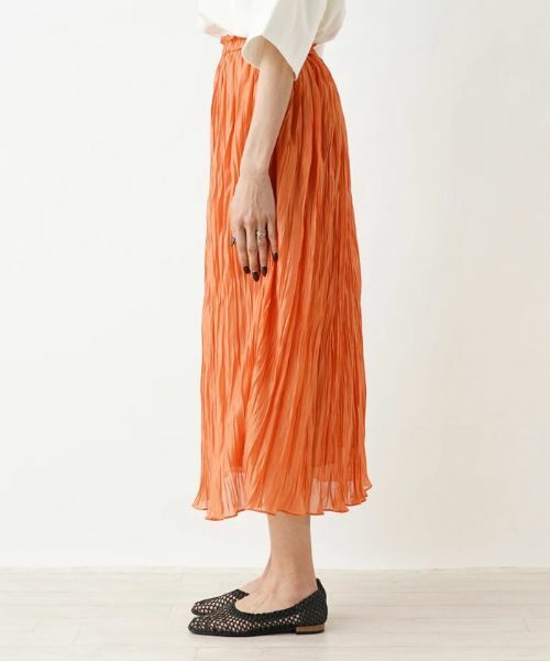 NEMIKA / ネミカ ロング・マキシ丈スカート | ランダムプリーツロングスカート | 詳細5