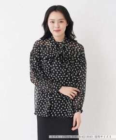 NEMIKA / ネミカ シャツ・ブラウス | プリントボウタイブラウス【NEMIKA】