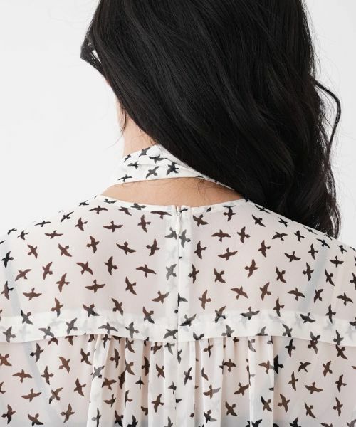 NEMIKA / ネミカ シャツ・ブラウス | プリントボウタイブラウス【NEMIKA】 | 詳細12