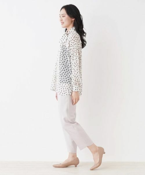 NEMIKA / ネミカ シャツ・ブラウス | プリントボウタイブラウス【NEMIKA】 | 詳細5