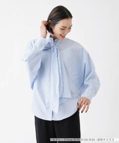 NEMIKA / ネミカ シャツ・ブラウス | ボウタイストライプドルマンブラウス【NEMIKA】