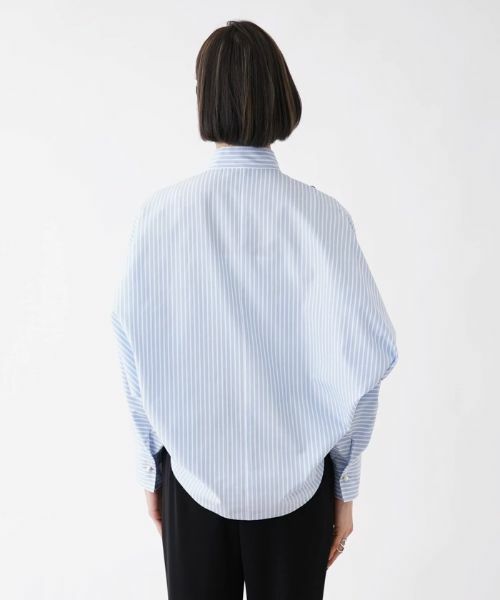 NEMIKA / ネミカ シャツ・ブラウス | ボウタイストライプドルマンブラウス【NEMIKA】 | 詳細6