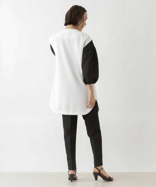 NEMIKA / ネミカ テーラードジャケット | 【セレモニー】フリルロングベスト【NEMIKA】 | 詳細3