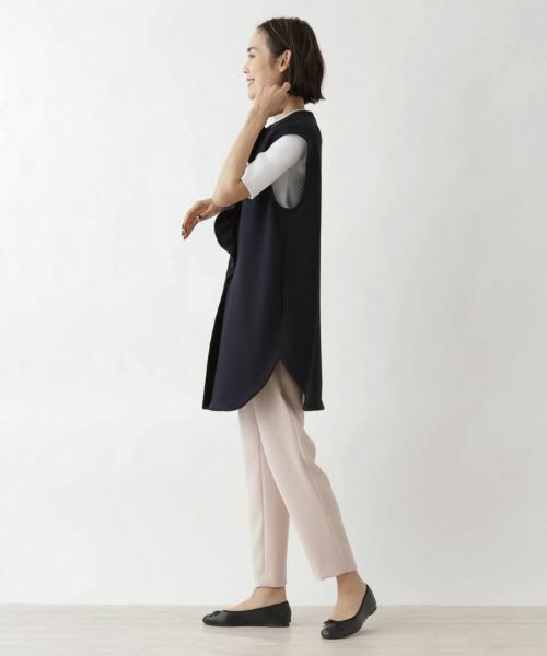 NEMIKA / ネミカ テーラードジャケット | 【セレモニー】フリルロングベスト【NEMIKA】 | 詳細5