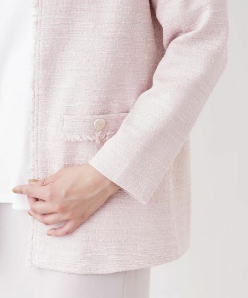 NEMIKA / ネミカ テーラードジャケット | 【セレモニー】ツイードジャケット【NEMIKA】 | 詳細9